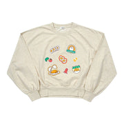 GudeTama Beige Sweatshirt