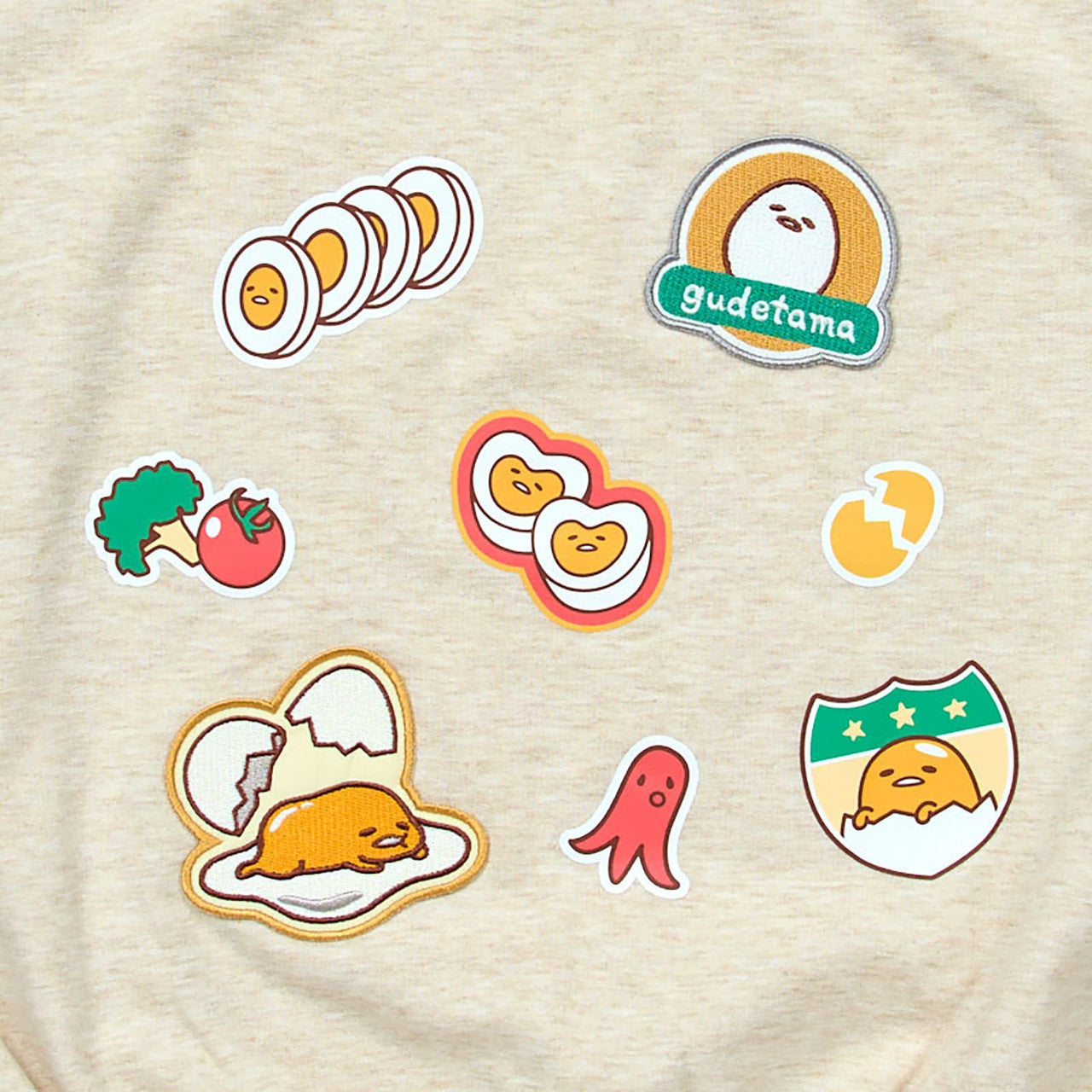 GudeTama Beige Sweatshirt
