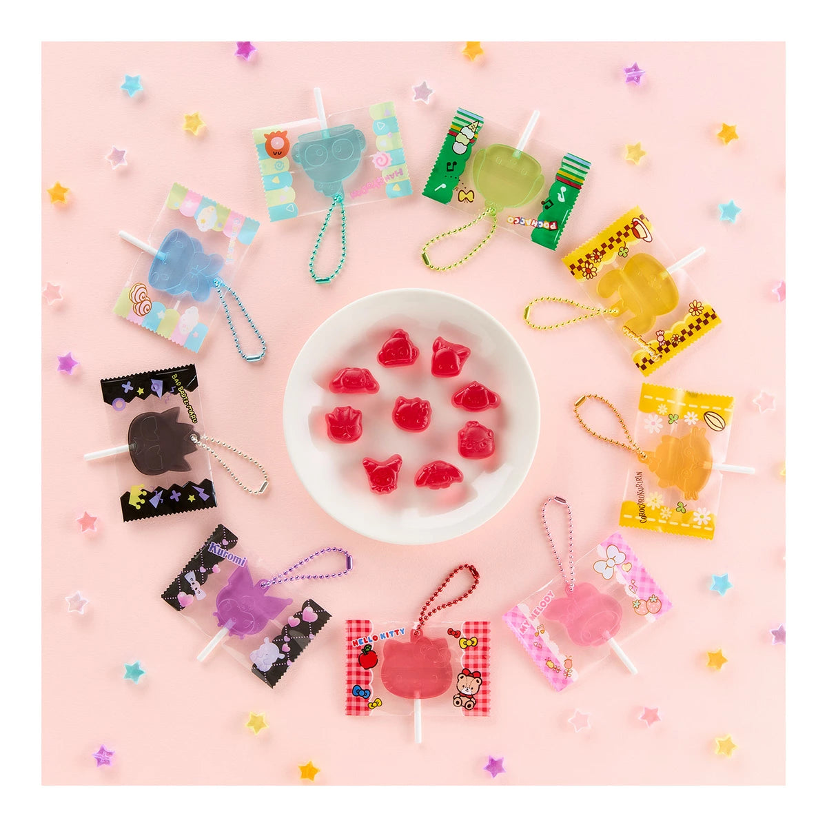 Sanrio Gummy Pack & Lollipop Keychain Blind Bag