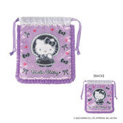 Hello Kitty Lovely Frill Drawstring Bag [Purple]