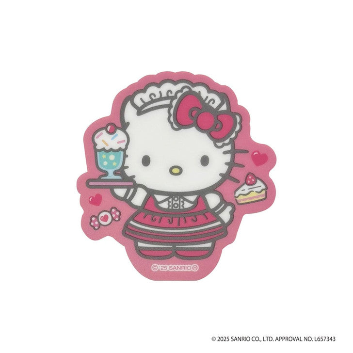 Hello Kitty Lovely Frill Sticker [Maid]
