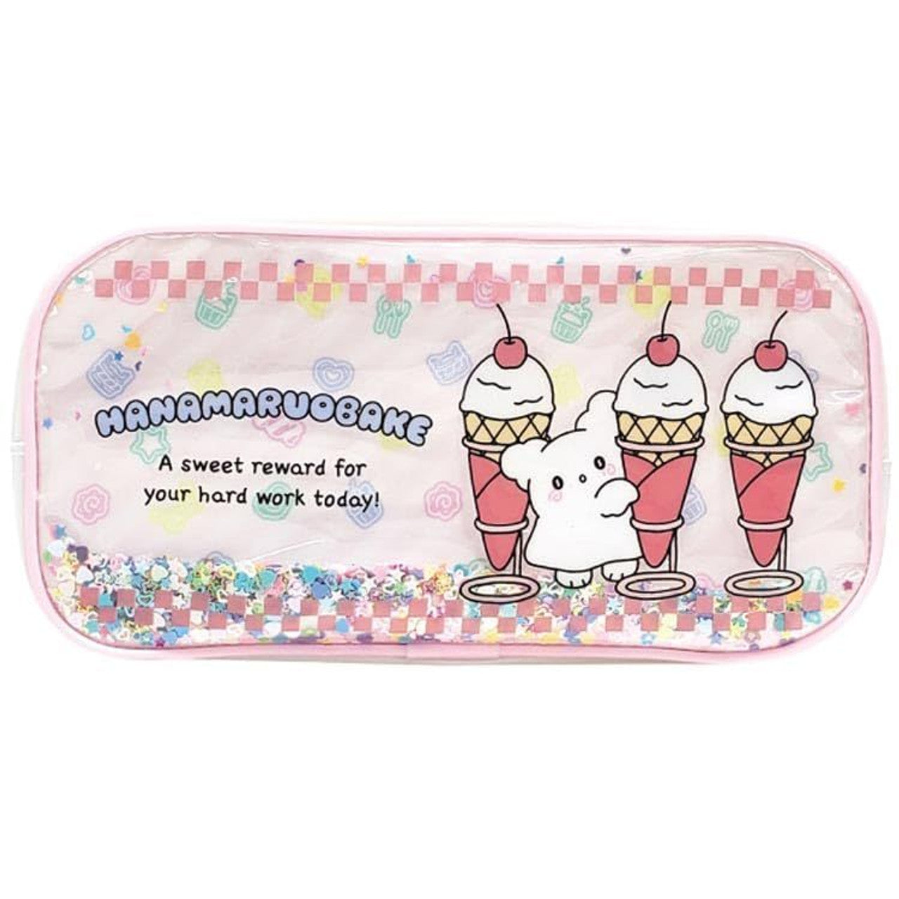 Hanamaruobake Shaka Shaka Pen Pouch Pink
