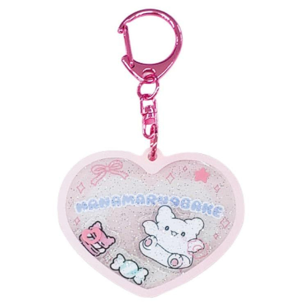 Hanamaruobake Shaka Shaka Acrylic Keychain Pink