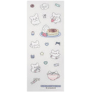 Hanamaruobake Clear Sticker Blue