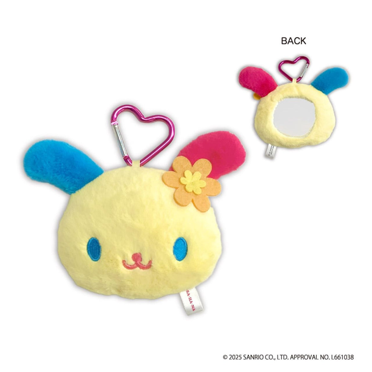 Usahana Plush Mirror Carabiner