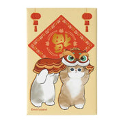 Mofusand Lion Dance Cat Magnet