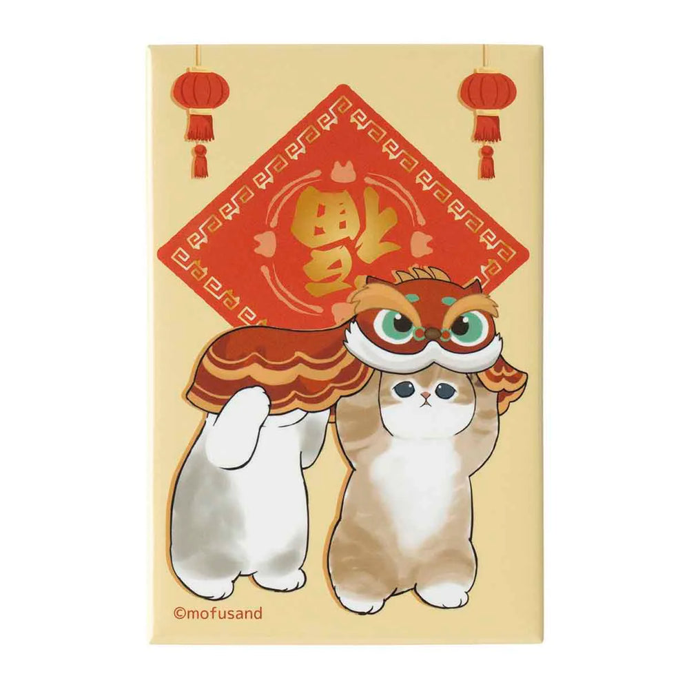Mofusand Lion Dance Cat Magnet