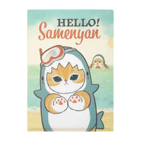 Mofusand "Hello Samenyan" Shark Cat A4 Clear File
