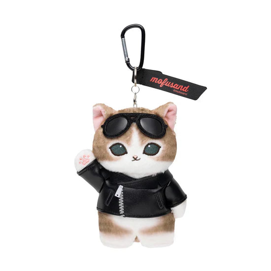 Mofusand Diner Leather Jacket Cat Plush Mascot