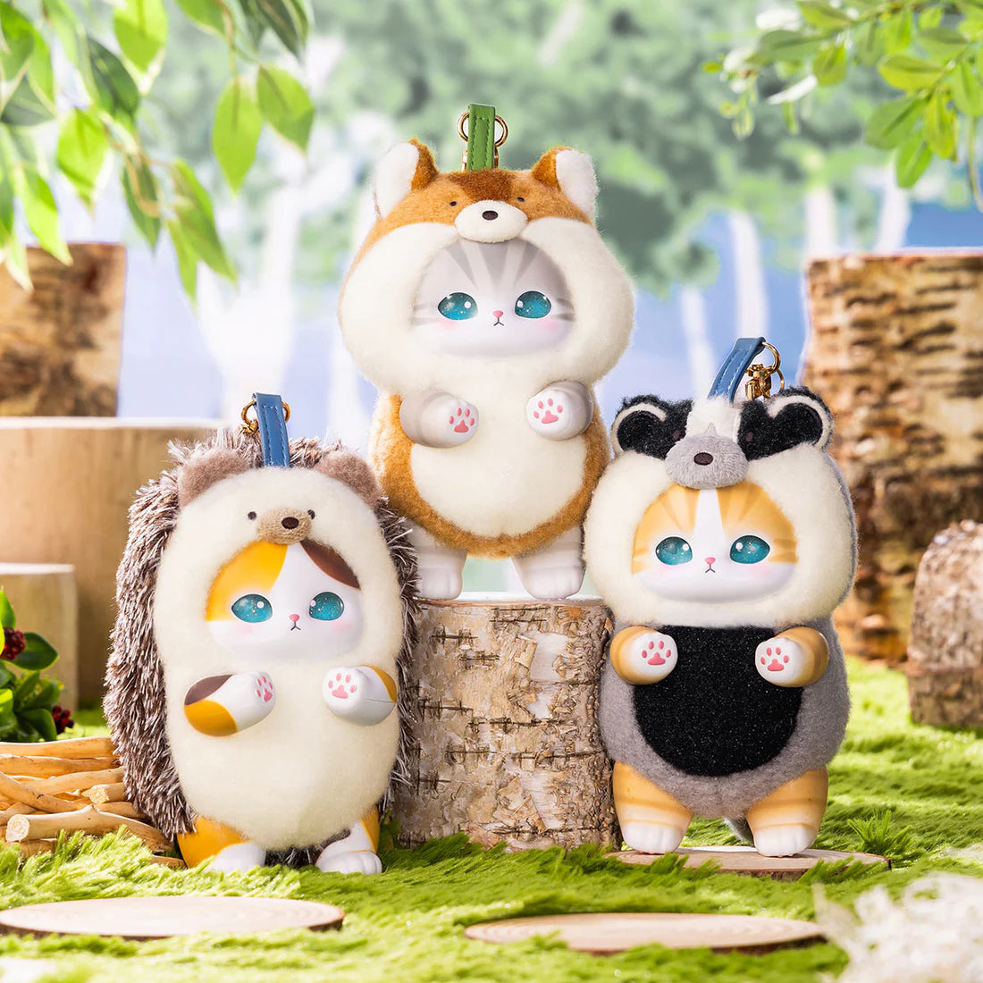 mofusand Nordic Kittens モフサンド キラメッコ コンプ Mofusand Kiramekko Nordic Kittens Plush Mascot Blind Box – Charms LOL