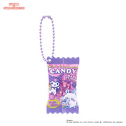 Chiikawa x Sanrio Characters Supermarket Shaka Keychain [Momonga x Kuromi]