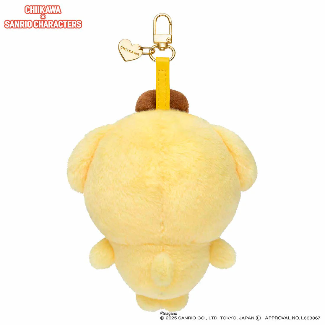 "Chiikawa x Sanrio Characters Kiramekko" Usagi x PomPomPurin Mascot Plush