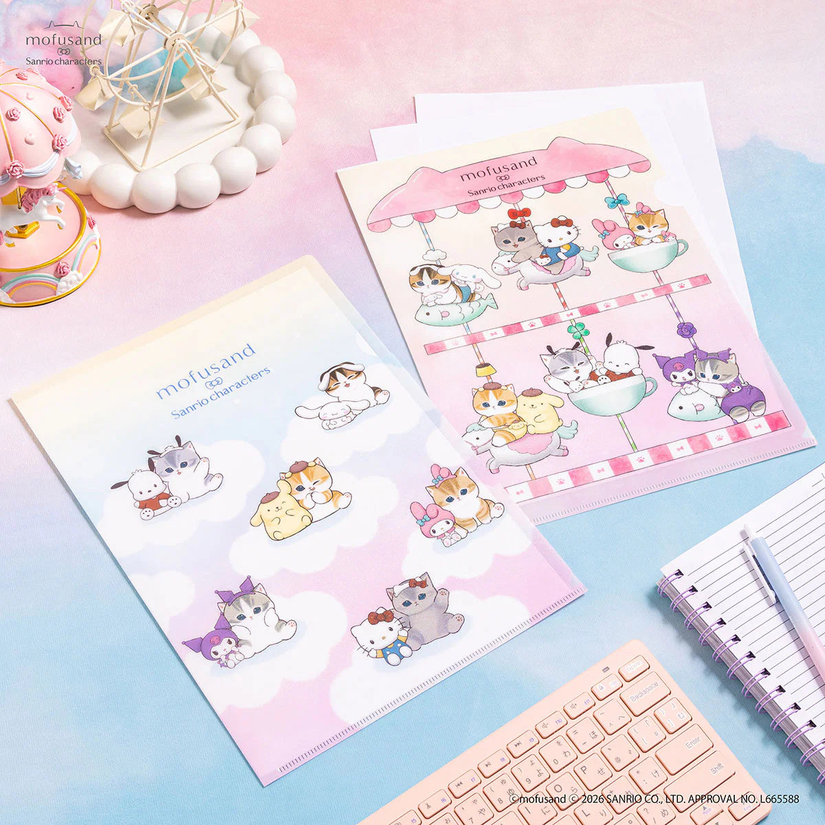 Mofusand x Sanrio Folder