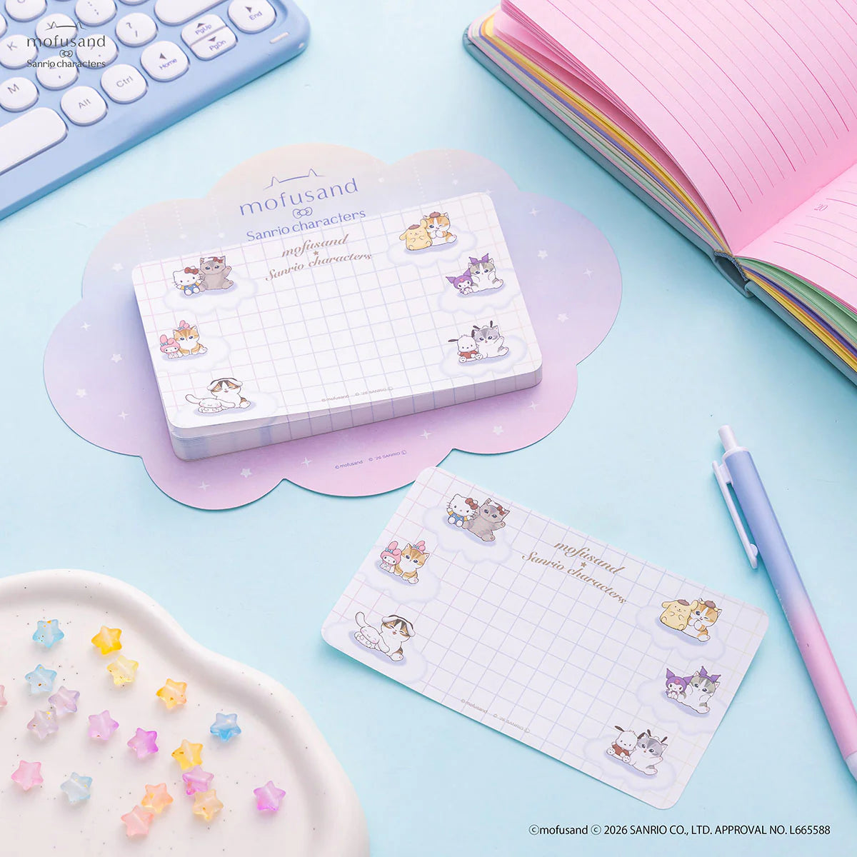Mofusand x Sanrio Large Note Pad