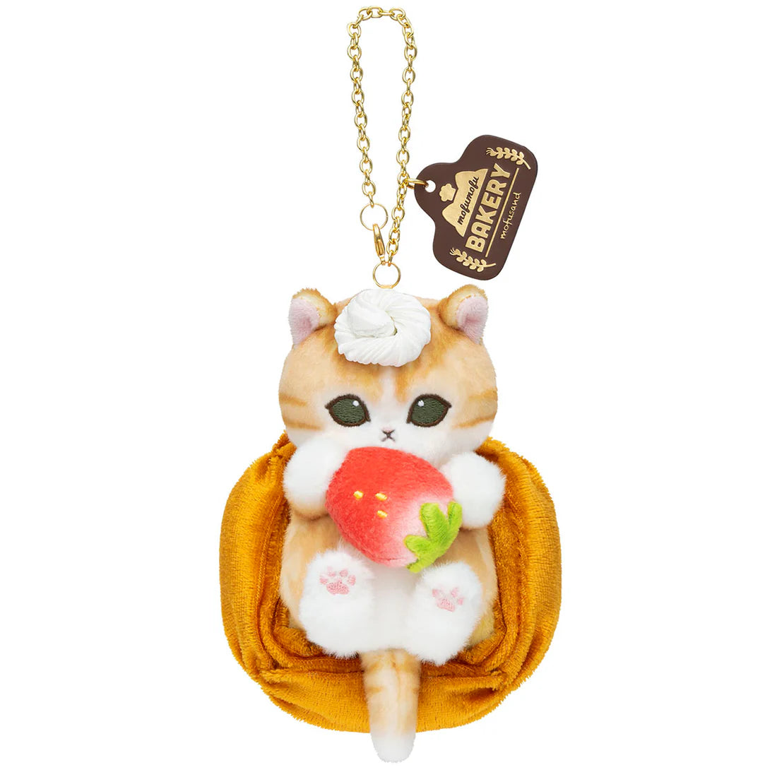 Mofusand Bakery Cat Mascot Plush - Danish Strawberry Bread