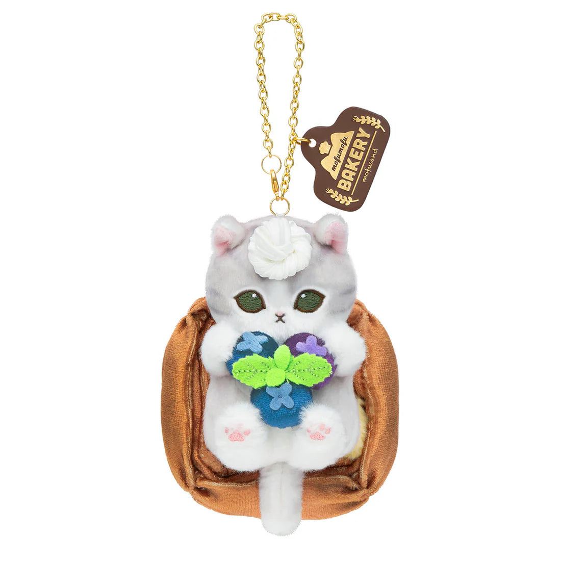 Mofusand Bakery Cat Mascot Plush - Danish Blueberry Bread