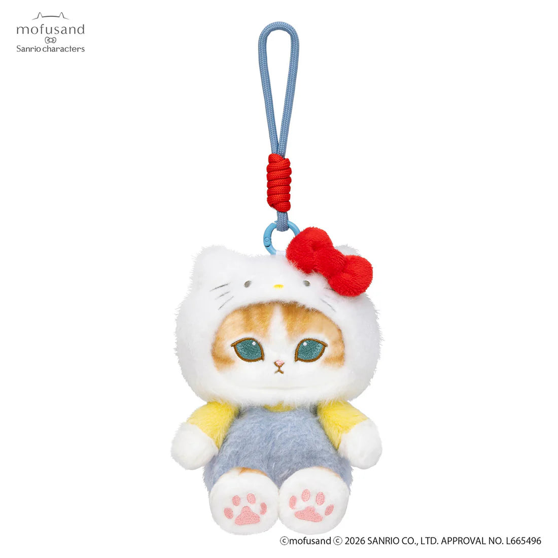 Mofusand x Sanrio Characters Plush Mascot - Hello Kitty