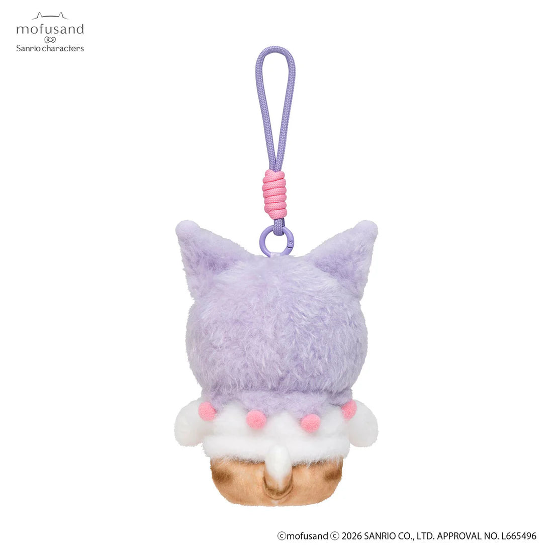 Mofusand x Sanrio Characters Plush Mascot - Kuromi