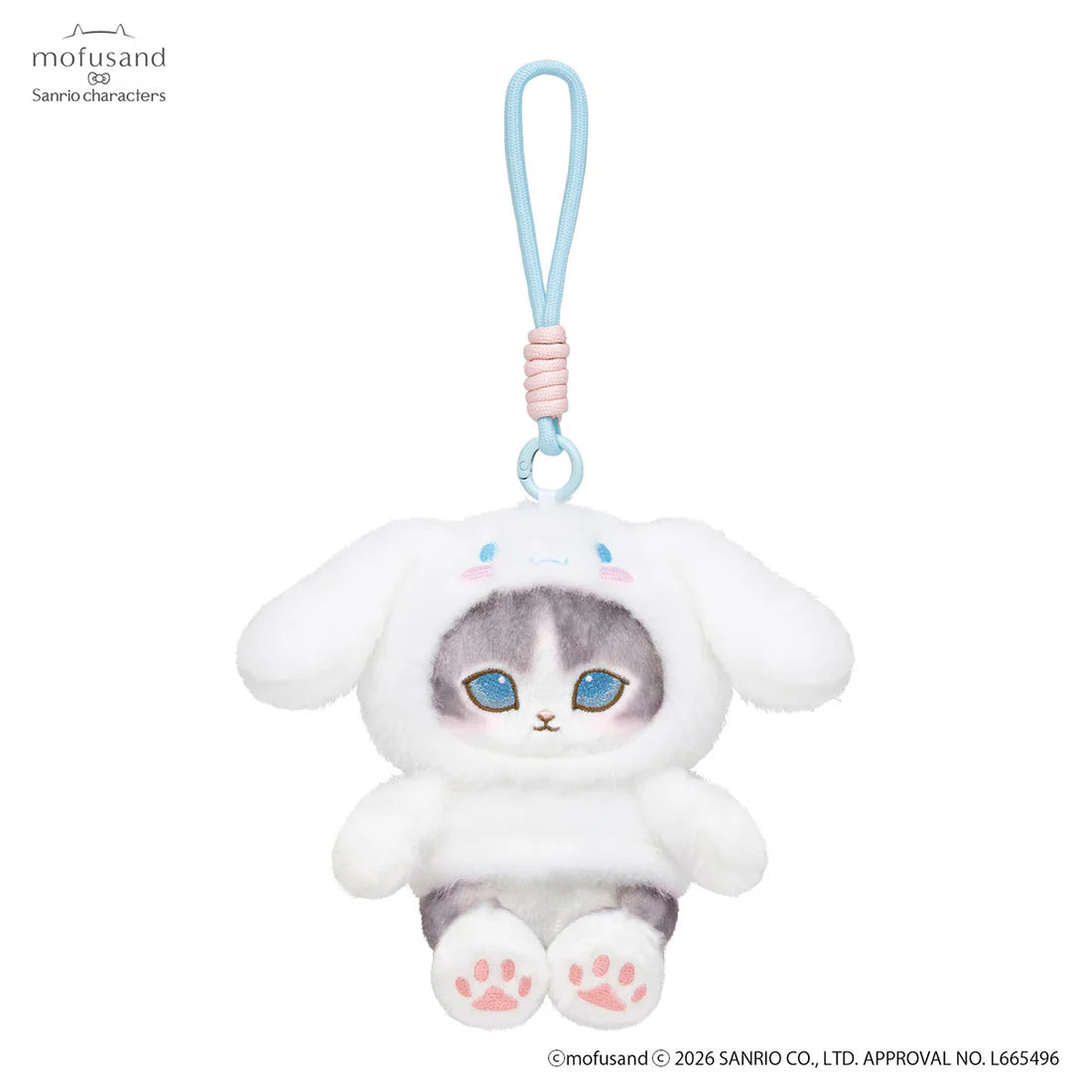 Mofusand x Sanrio Characters Plush Mascot - Cinnamoroll