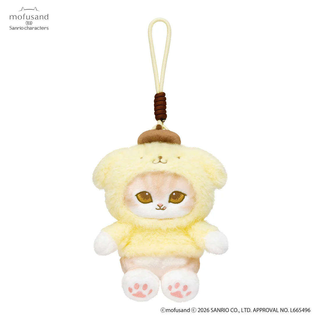 Mofusand x Sanrio Characters Plush Mascot - PomPomPurin