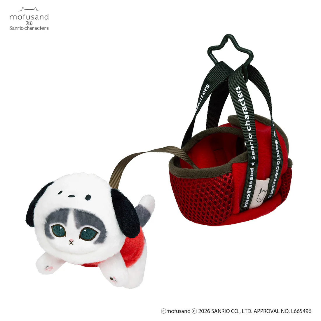 Mofusand x Sanrio Outing Bag w/ Plush - Pochacco