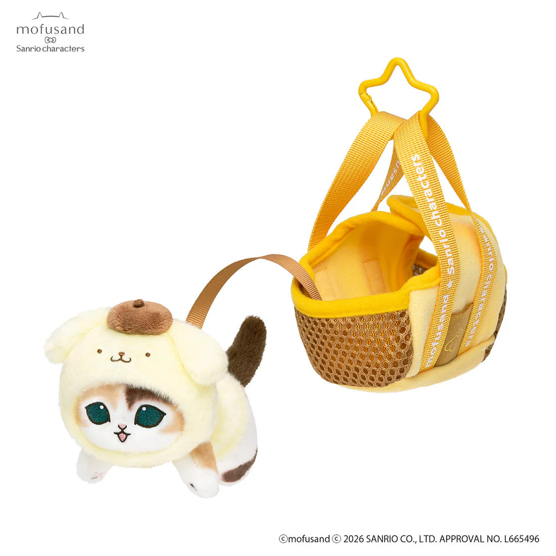 Mofusand x Sanrio Outing Bag w/ Plush - PomPomPurin