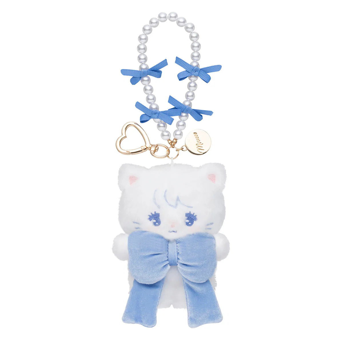 Mikko "Blue Series" Pearl Plush Keychain - Moose