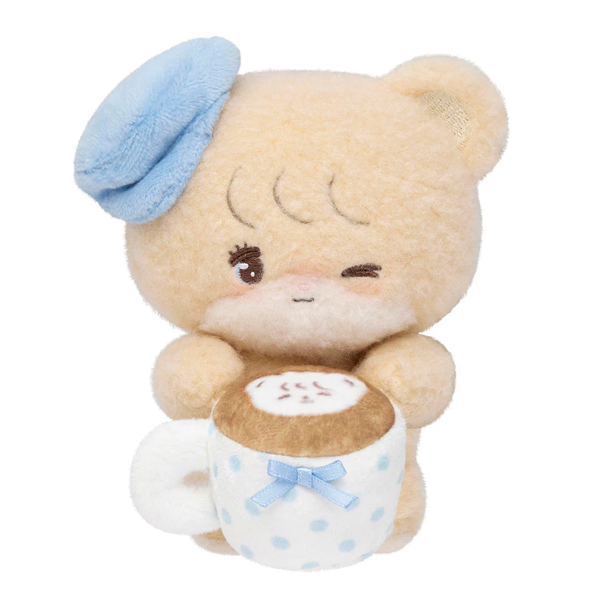 Mikko "Blue Series" Desktop Hanging Plush - Latte