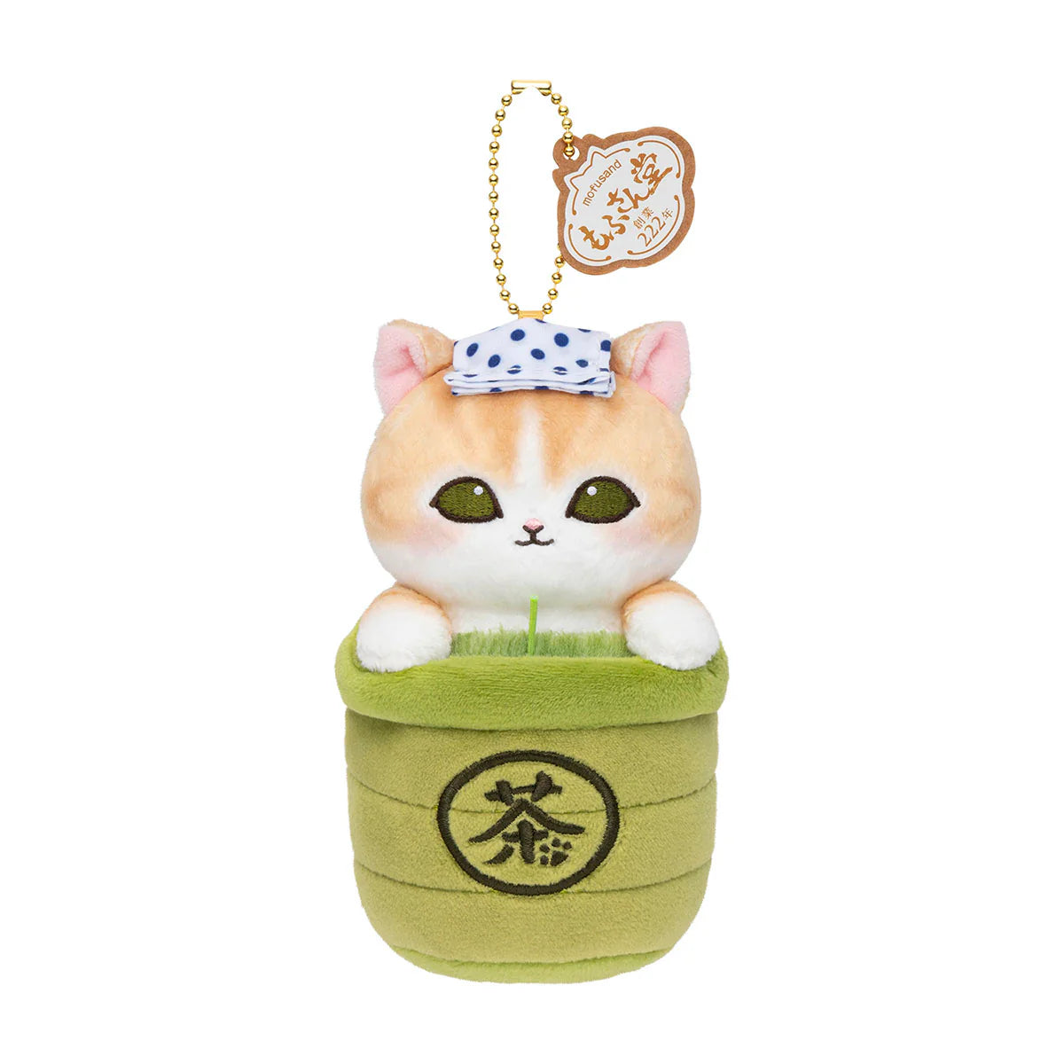 Mofusand Japanese Sweets Cat Plush Mascot [Tea]