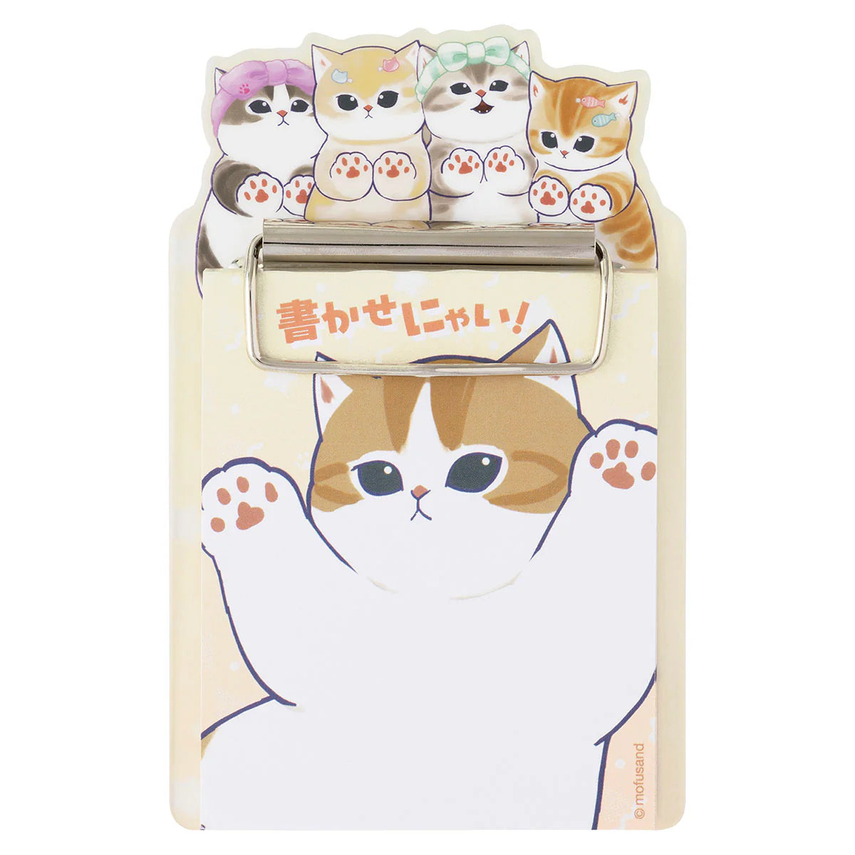 Mofusand "I Want To Interrupt Your Outing!" Acrylic Binder with Memo Pad