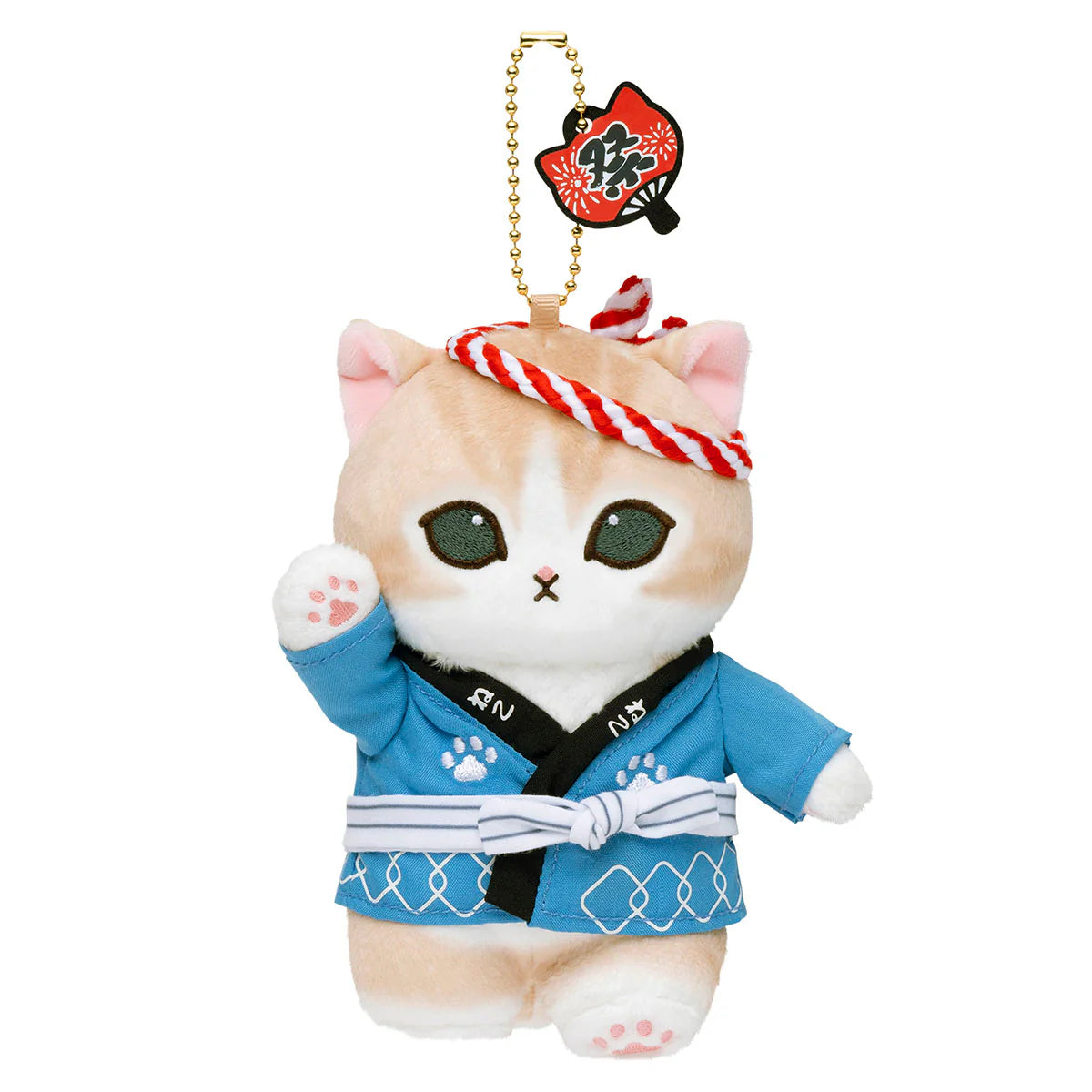 Mofusand "Wasshoi! Festival Meow" Plush Mascot [Blue]