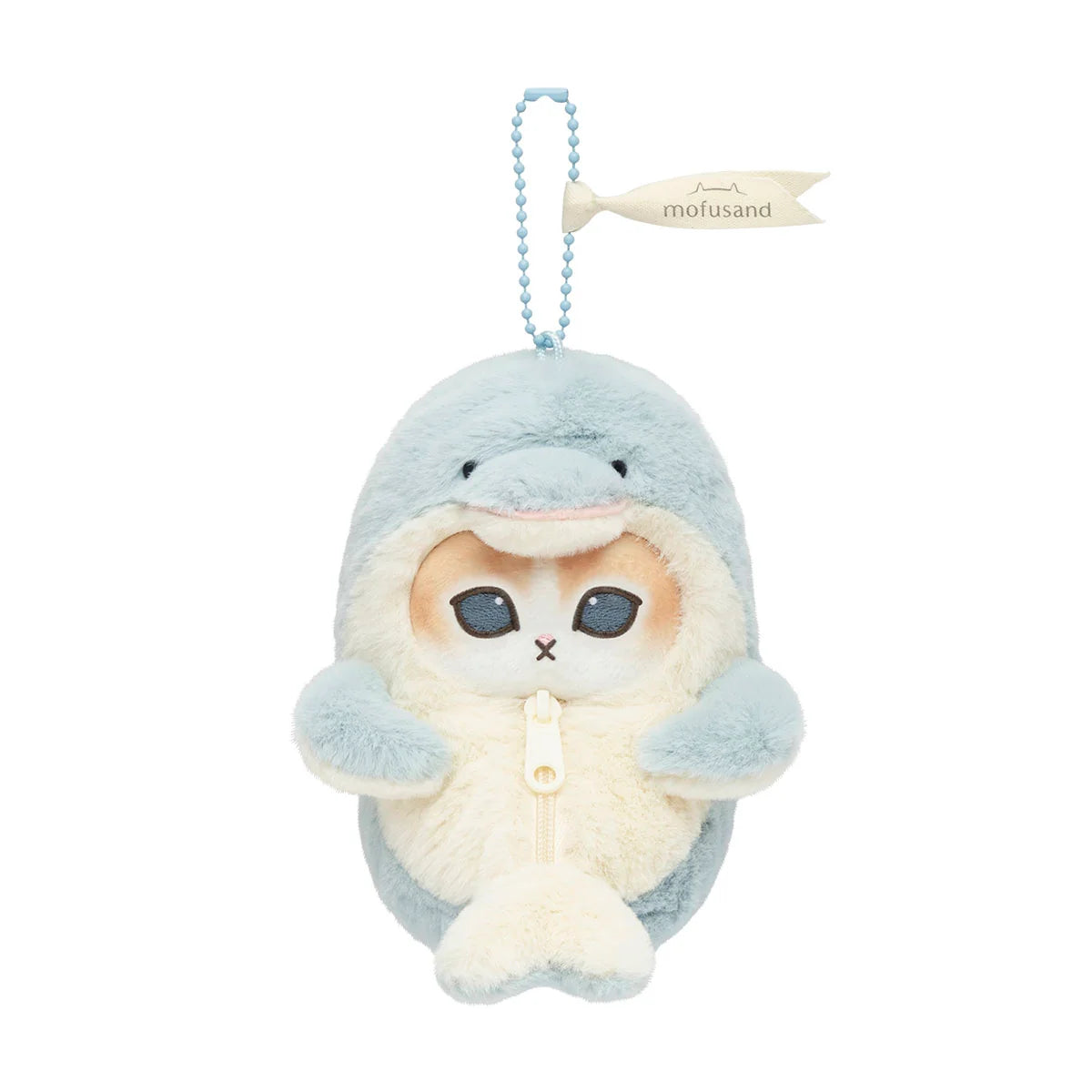 Mofusand Fluffy Sea Creature Plush Mascot - Dolphin Nyan