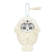 Mofusand Fluffy Sea Creature Plush Mascot - Spotted Seal Cat