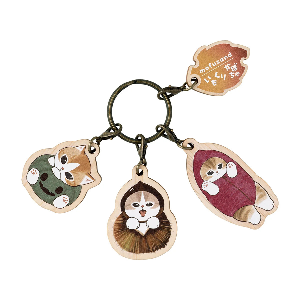Mofusand Autumn Fair Acrylic Keychain A