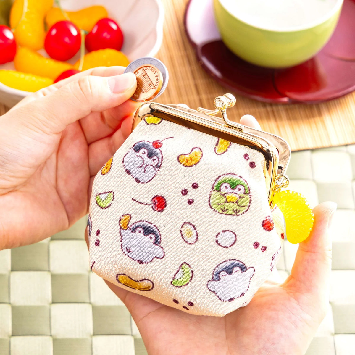 Koupenchan "Hanamaru Anmitsu Shop" Coin Purse