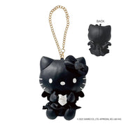 Hello Kitty Black Leather Angel Plush Mascot