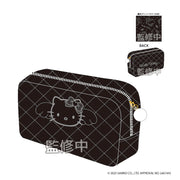 Hello Kitty Black Angel Quilted Square Pouch