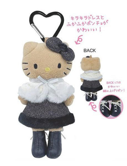 Hello Kitty Style Up Fur Poncho Plush Mascot