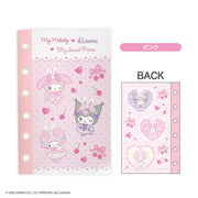 Kuromi, My Melody & My Sweet Piano "Bunnies x Ballerina" Sticker Notebook