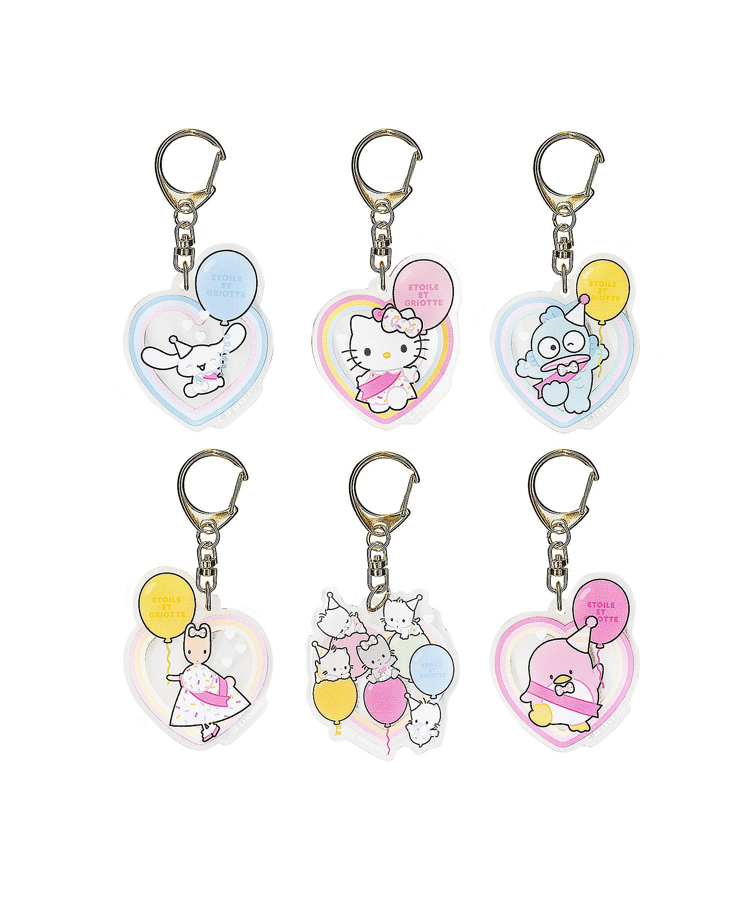 Sanrio Characters x Etoile et Griotte Acrylic Keychain Blind Bag
