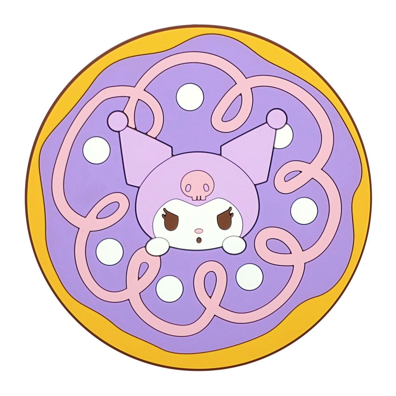 Kuromi Donut Rubber Coaster