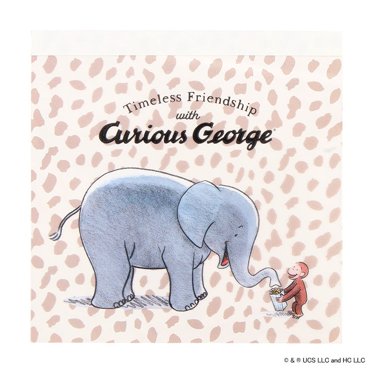 Timeless Friendship with Curious George Memo Pad B