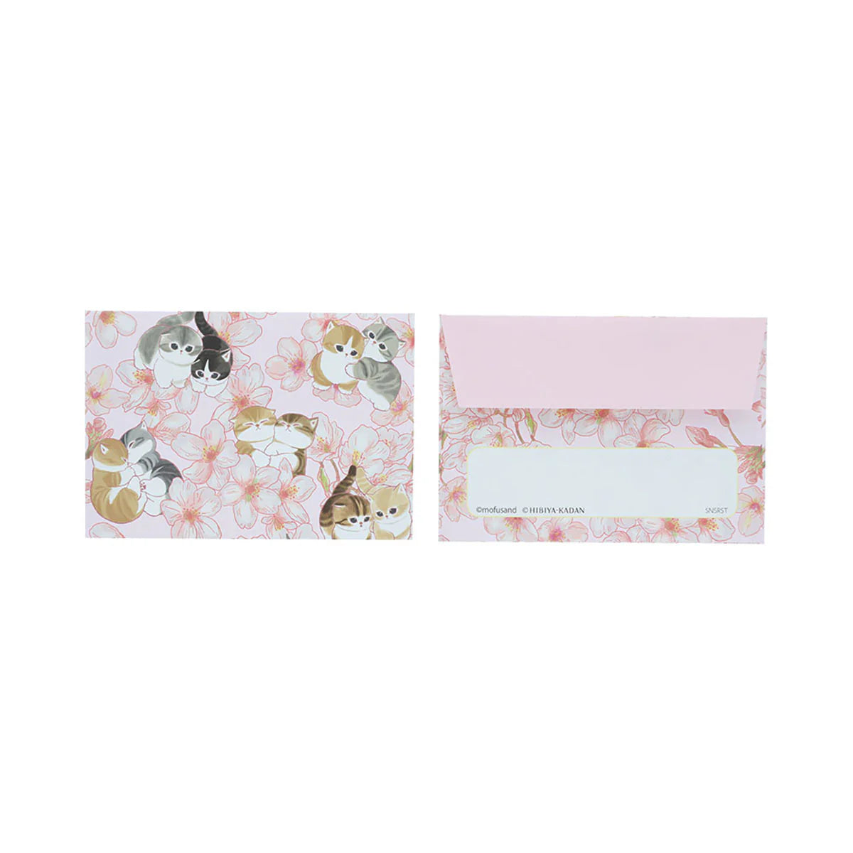 Mofusand x Hibiya Kadan Scented Mini Letter Set Sakura