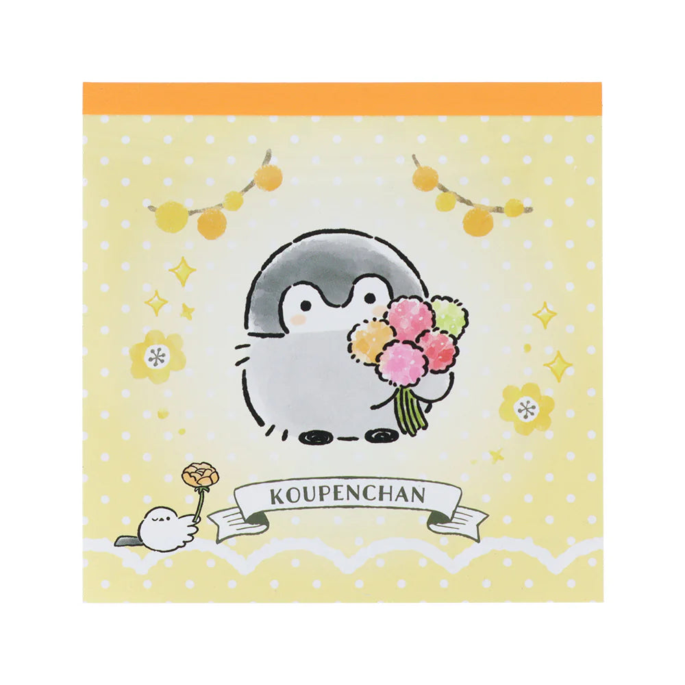 Koupenchan Square Memo Pad [Yellow]