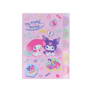My Melody & Kuromi Anniversary Die-cut Clear File 5-pocket