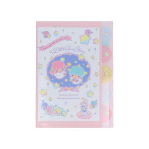 Little Twin Star 50th Anniversary Die-cut Clear File 5-pocket