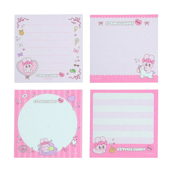 Esther Bunny Square Memo [Pink]