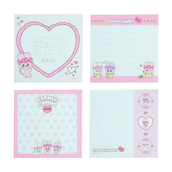Esther Bunny Square Memo [White]