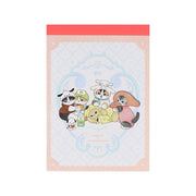 Mofusand × Sanrio Mini Memo Pad - Cat Group Hug
