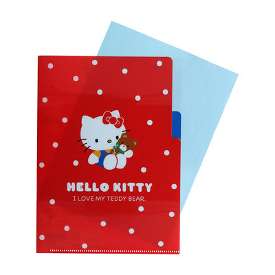 Hello Kitty 50th Anniversary Clear File Folder A5 [Red]